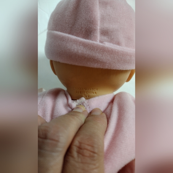 Vintage Cititoy Baby Doll 1999 Girl W/ Pacifier Cloth Body 13" - Picture 3 of 7